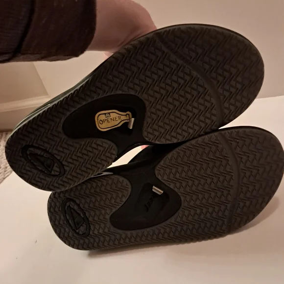 Reef Flip Flops Sandals Women's 8 Fanning Gray Purple Pink Comfy Summer Beach - Picture 8 of 13